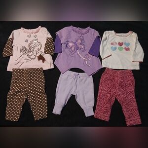 3 Girl Matching Pijama Set